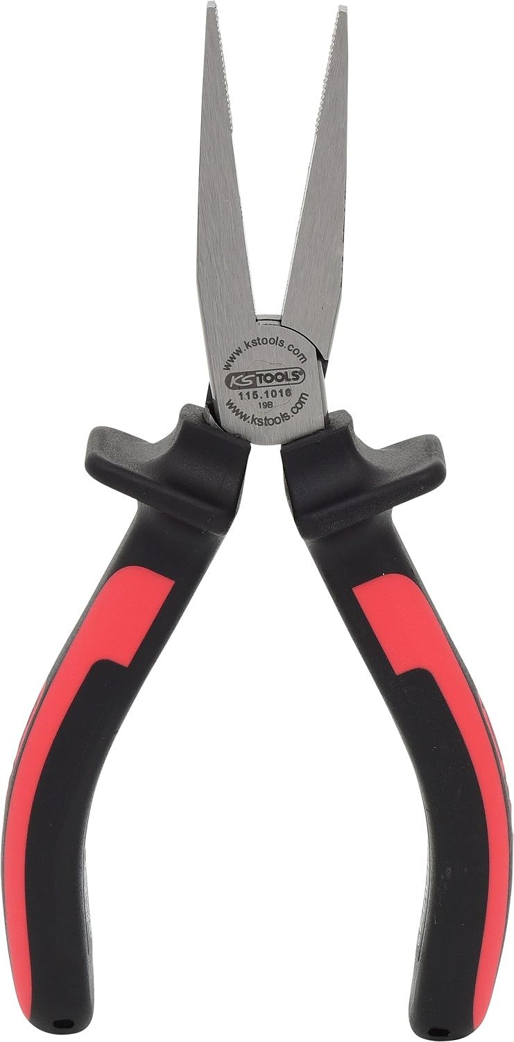 KS TOOLS 115.1016 - Pince à Becs Plat - Gamme Ergotorque - L. 165 mm