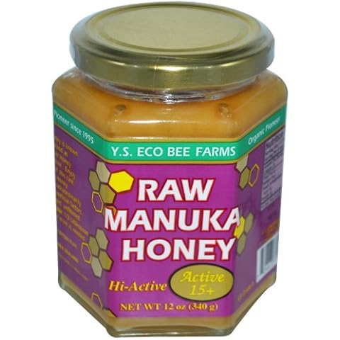 Raw Manuka Honey YS Eco Bee Farms 12 oz Paste Cover