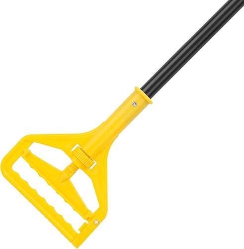 KeFanta Mango de trapeador de 60 pulgadas, resistente comercial, reemplazo de palo de trapeador industrial, cambio rápido, soporte de repuesto de