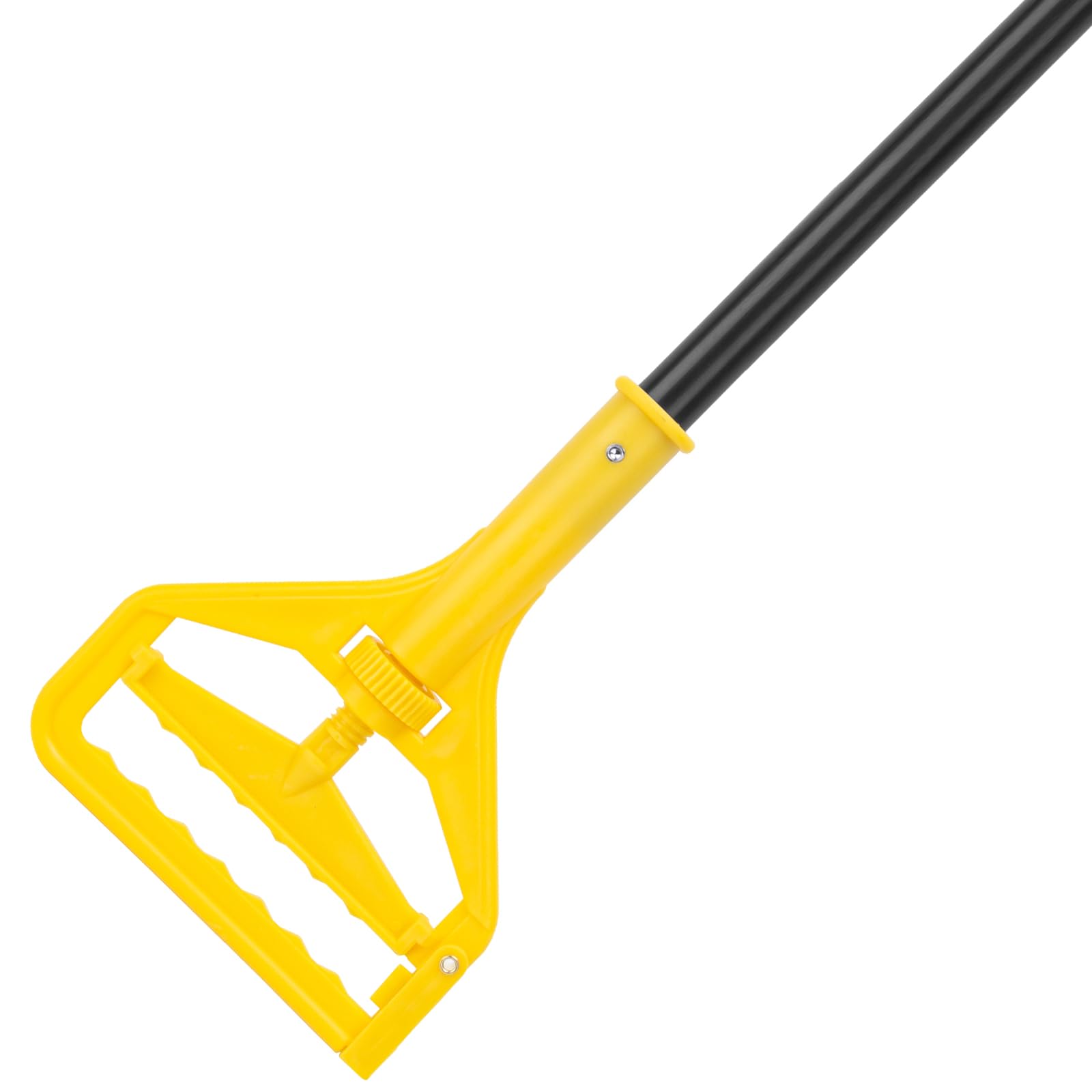 Kefanta Yellow 60 Inch Mop Handle Commercial Heavy Duty,Industrial Mop Stick Replacement Quick Change,Wet Mops Head Replacement Holder For Floor Cleaning(Yellow)