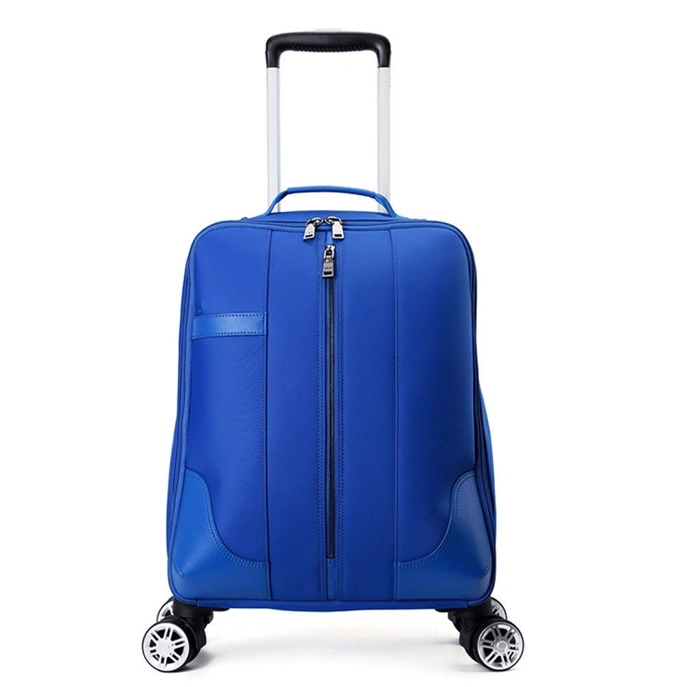 ADITAM ZHANGQIANG Valigia Trolley Internazionale Carry On Valigia Trolley Espandibile Tasca Frontale Rigida Valigia (Color : Rose Red, Size : 38 * 23 * 55cm) Double The Comfort