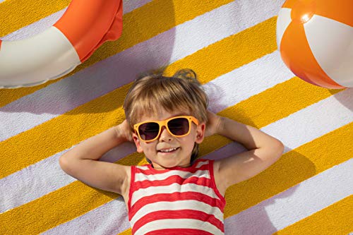 Utopia Towels [4 Pack Cabana Stripe Beach Towel, (30 X 60 Inches) Oversized 100% Ring Spun Cotton Pool Towels, Highly Absorbent Quick Dry Bath Towels For Bathroom, And Swim Towel (Yellow) #TOP7