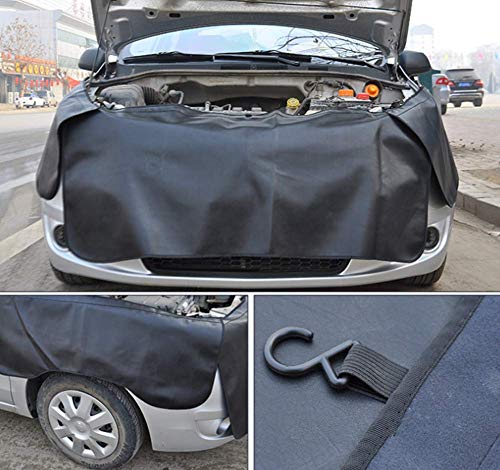 Moyishi 3PCS Automotive Mechanic Magnetic Fender Cover Mat Pad Protective Mat for Repair Automotive Work - Thumbnail 3