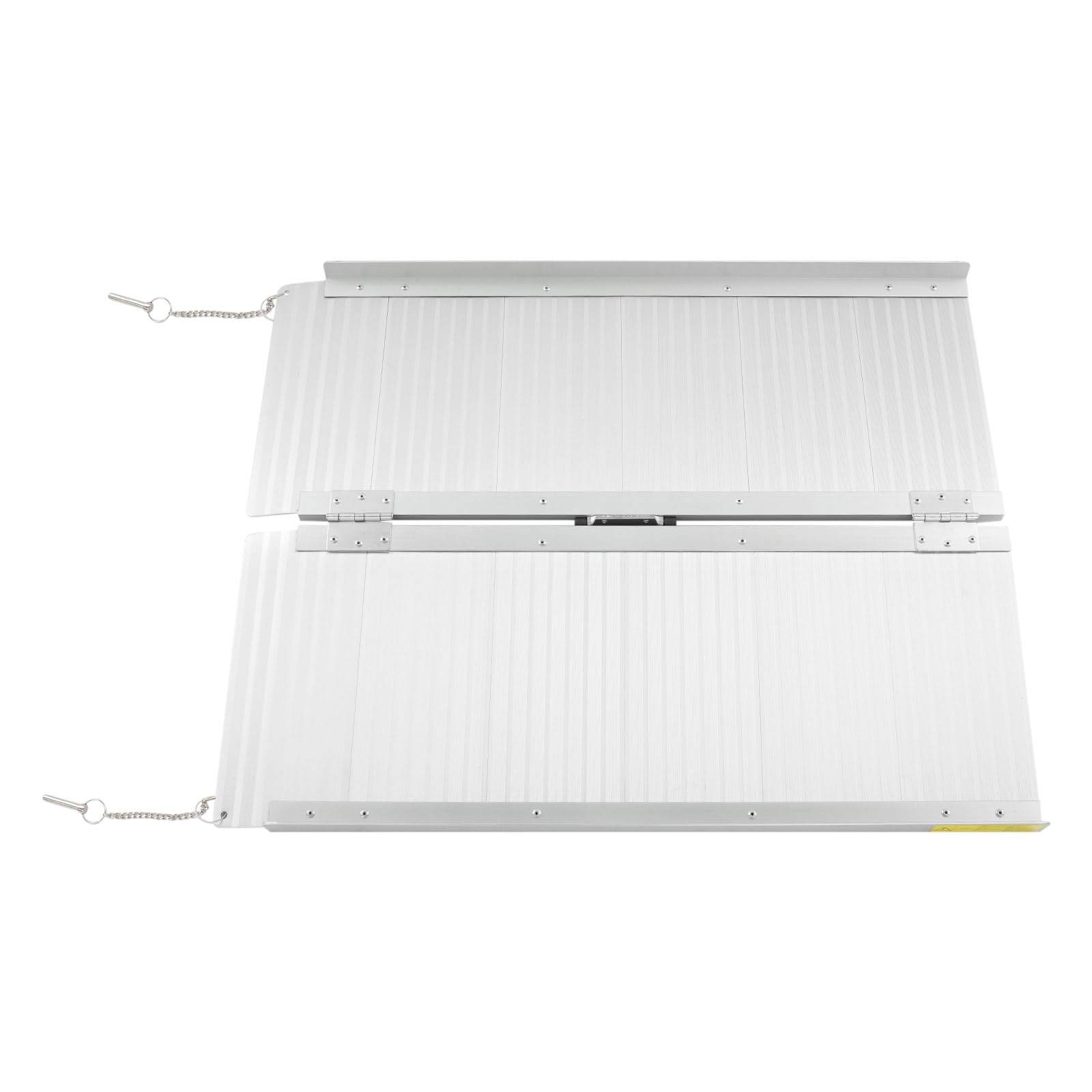 Rampa plegable para silla de ruedas, 90 x 73 cm, rampa de aluminio plegable, capacidad de carga de 300 kg, riel móvil como rampa enrollable, rampa portátil para escalones, escaleras, umbrales