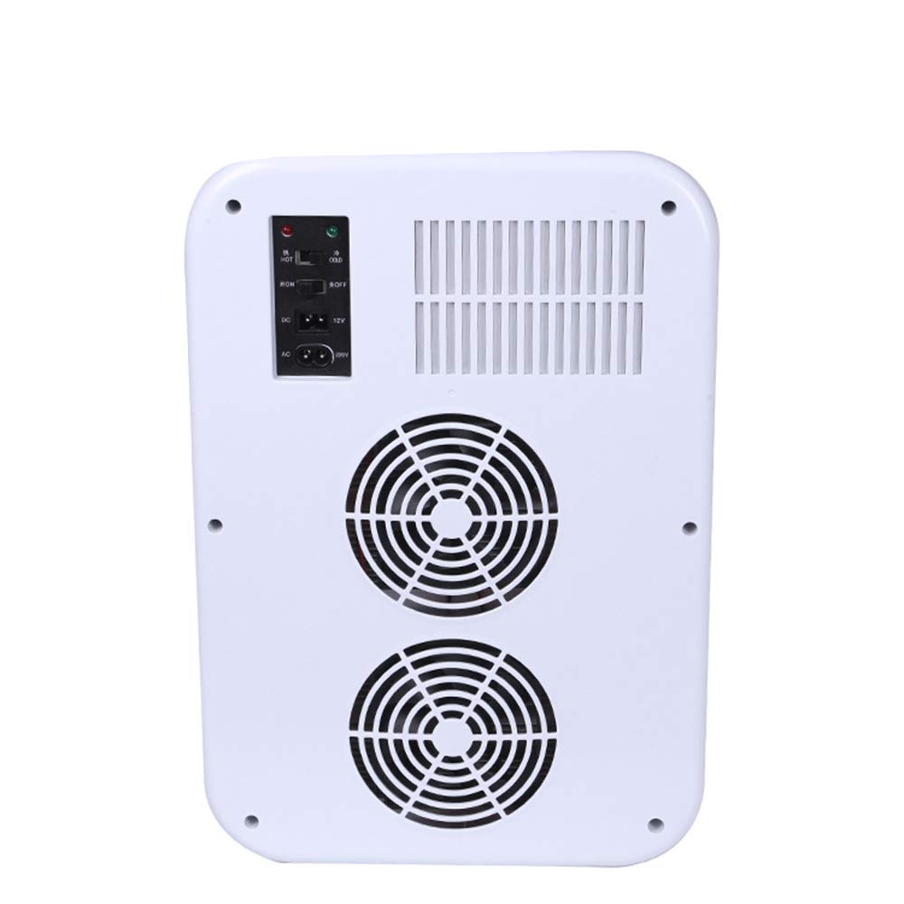 Mini Nevera, Nevera para el Cuidado de la Piel de 20 l con Control de Temperatura, Calentador termoeléctrico portátil de CA/12 V CC para Dormitorio, cosméticos, Viajes a casa