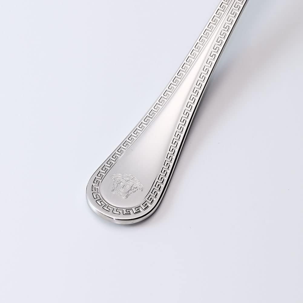 Versace x Rosenthal Greca Dessert Fork Cutlery Silver Not Released in Japan 69178-130955-75026 [Parallel Import]