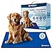 Veddelholzer Alfombrilla de refrigeración (L) para Perros Extra Gruesa, Resistente a los arañazos, Auto-refrigerante sin Electricidad, Verano y Viajes, para Perros