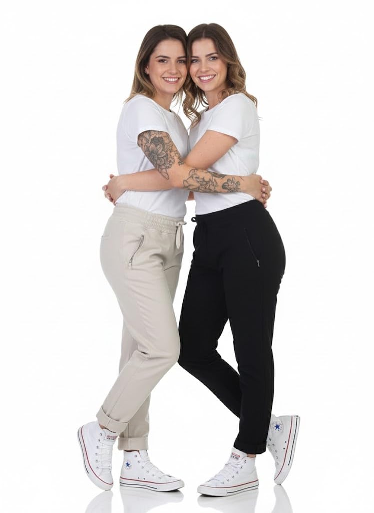 Pantalon de jogging pour femme au look vintage pour les loisirs, le sport et le fitness 814136