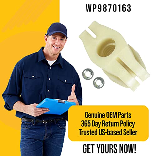 Wp9870163 9870163 Power Nut Kit - Compatible Kenmore Kitchenaid Whirlpool Trash Compactor Parts - Replaces Ap6014316 750668 Ps11747554 - Made Of Sturdy Materials, Upgraded Model #TOP5