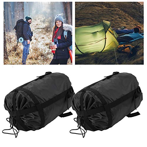 2Pcs bolsa de dormir para camping, bolsa de compresión para mochila para adultos y niños, para camping, viajes y actividades al aire libre miniatura 7