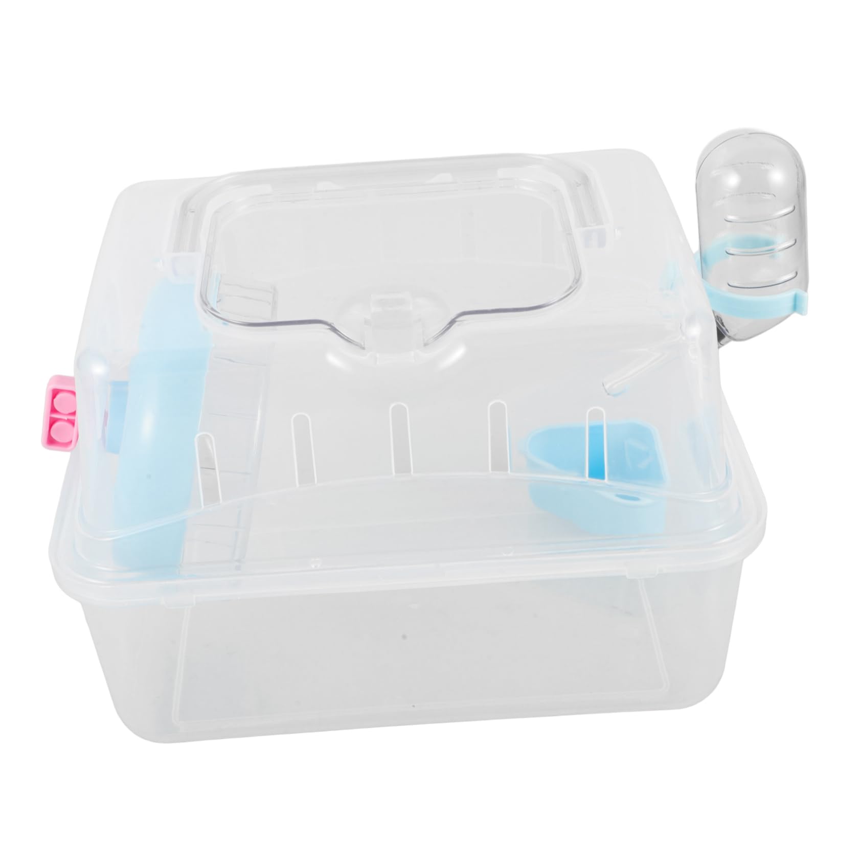 BESPORTBLE 4pezzi Trasportino Portatile Per Criceti e Piccoli Animali Gabbietta Trasparente Per Viaggi Design Multifunzionale e Spazioso Per Topi Furetti e Porcellini