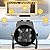 Greenhouse Heater with Thermostat, 1500W Outdoor Space Heater with Overheat Protection, 3s PTC Quick Heat, 3 Modes, 90° Tilt Rotation, Portable Garage Space Heaters for Patio, Tent and Indoor Use