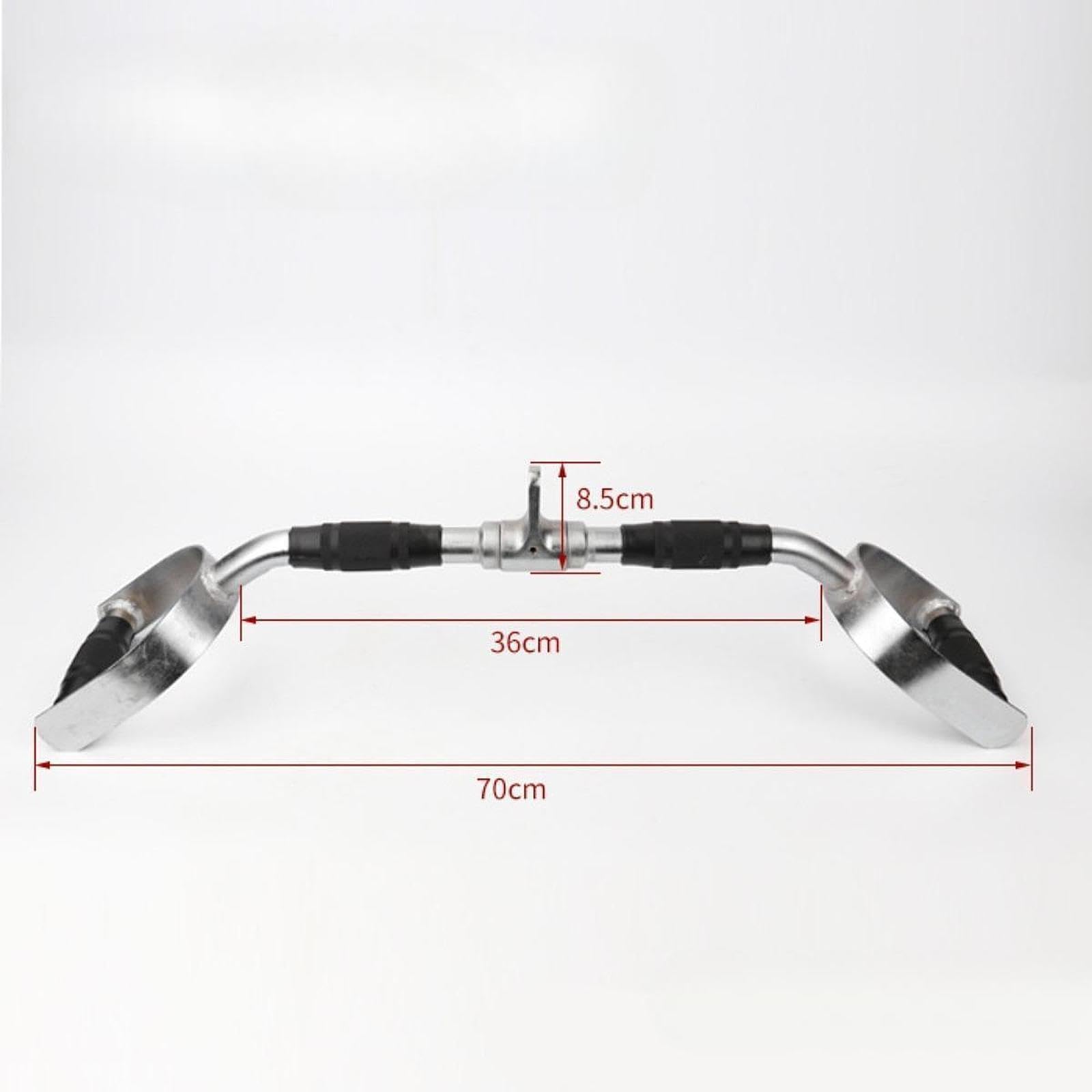 LAT Pulldown Bar Barra Press Down per Macchina Cavo Attacco per Palestra Multifunzionale Manico in Acciaio Impugnatura Ergonomica Gomma Antiscivolo