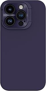 جراب حماية مغناطيسي لينسوينج مصمم لموبايل آبل آيفون 15 برو ماكس من نيلكن- أرجواني داكن