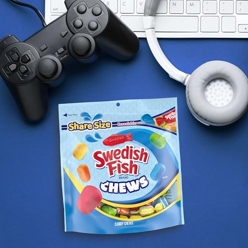 SWEDISH FISH Chews Soft & Chewy Candy, Share Size, 8.12 oz - image 6
