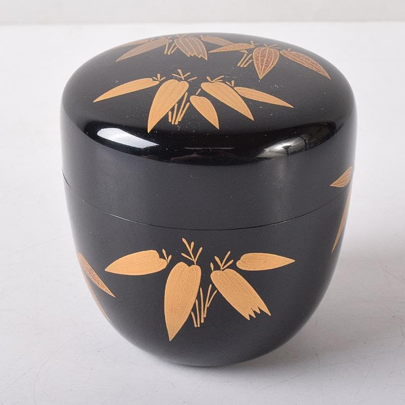 荒井喜峰 利休棗 共箱 G2084茶道具 塗師 浜松蒔絵 即決 送料 茶道具