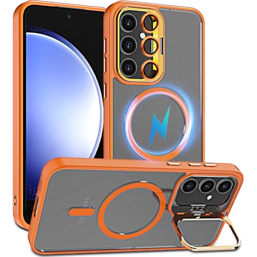 Coque Galaxy S23 FE antichoc militaire avec béquille photo pour chargeur magnétique