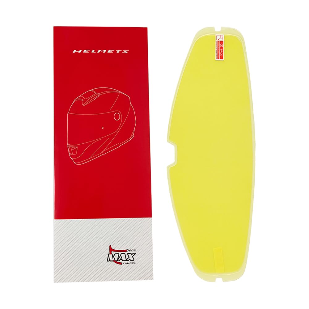 ZQIYDYP Motorcycle Helmet Visor Anti Fog Film for FF320,Clear Fog Resistant Visor Lens Insert Compatible with Assault,Stream,Rapid,FF320,FF328,FF353,FF800