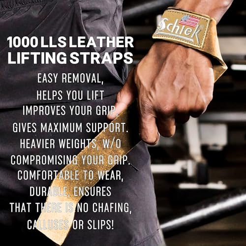 Schiek Sports 1000LLS Leather Straps