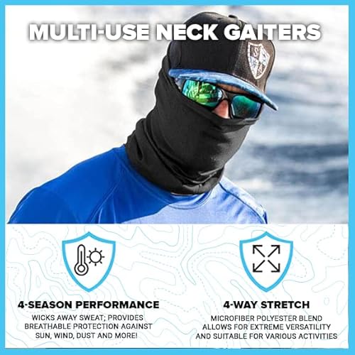 S A Company 5 Pack Uv Face Shield Multipurpose Protector Neck Gaiter Elastic Face Mask Patriotic Design For Men #TOP2