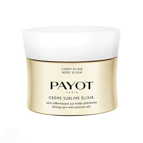 Creme Sublime Elixir Payot - Cuidado corporal reafirmante - Textura de crema en aceite suave con mirra y amyris - 6.7 onzas líquidas - 6.8 fl oz -