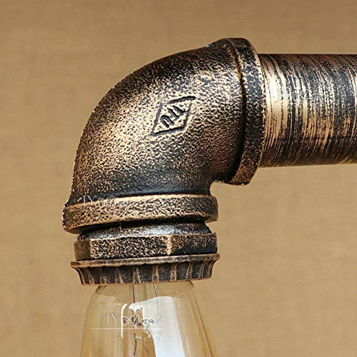 3-Lights Industrial Vintage Rustic Steampunk Metal Water Pipe Ceiling Pendant Lamp Edison Lamp Chandelier Copper Bronze Finish E27 Decoration steampunk buy now online