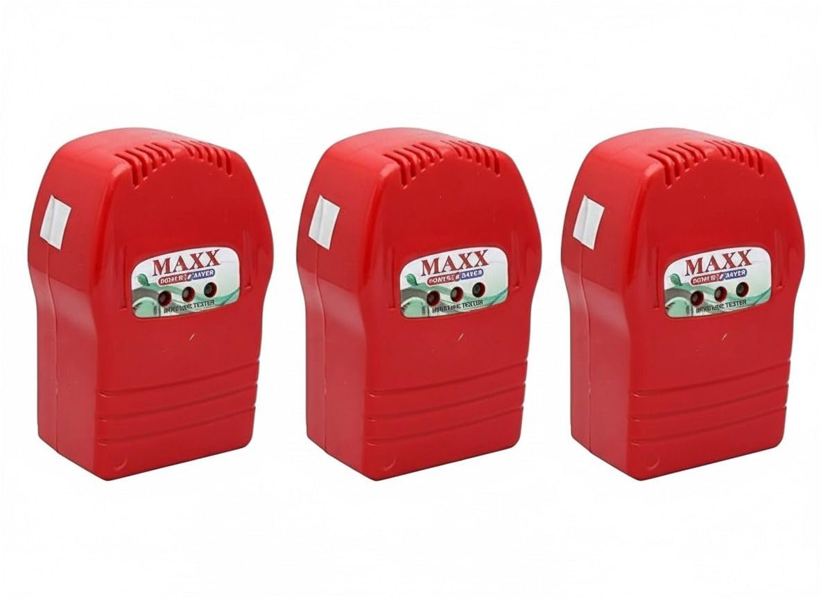 Super MAXX (electric power saver) Save Upto 40% Electricity Bill Everyday | 3D Hologram Original Tested Product | The Superior, Digital & Powerful Electricity Saver Device (Pack of 3)