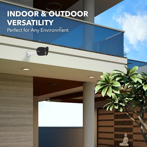 Image of Wasserstein Adjustable Metal Wall Mount for Arlo Essential 3rd Gen /2nd /1st /Go 2 /Arlo Pro (6th Gen) /Pro 5S 2K /Pro /4 /3 /Ultra (3rd Gen) /Ultra 2 /Ultra & Ring Stick Up Cam (Battery /Plug-In) (4-Pack, White)