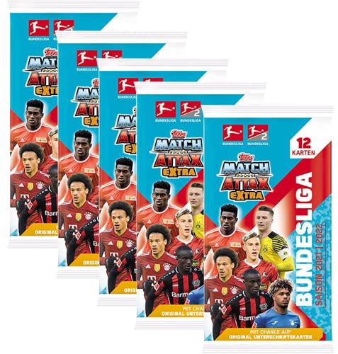 Topps Bundesliga Match Attax Extra 2021 - Mega Sammeldose Mit 78 Karten & Limitierten Editionen