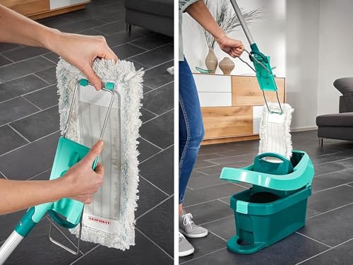 Leifheit Profi Cotton Plus Floor Wiper with Aluminium Handle, Mop, 55020 - Image 6