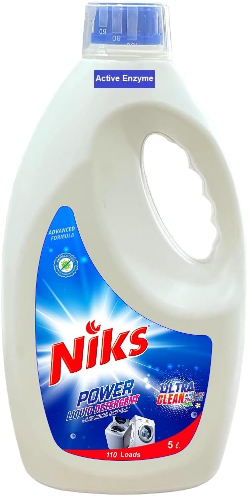 - Liquid Detergent 5L | Premium Matic Laundry Wash | Best Use for Front Load and Top Load Washing Machine | Bucket Wash | Clean and Hygiene with active enzyme