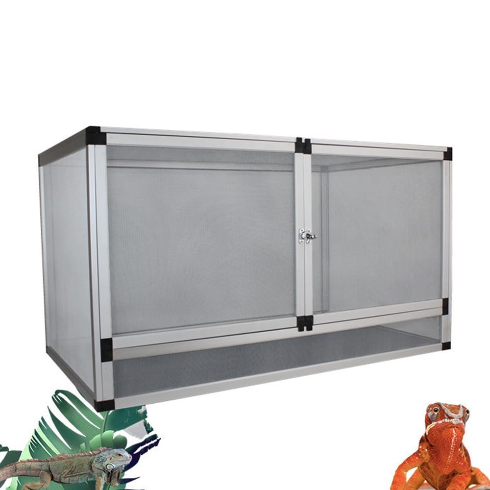 爬虫類飼育水槽両生類飼育ケージ ステンレス製 給餌ケージボック