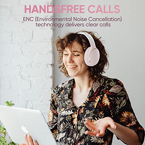 Wireless Bluetooth Headphones, Over Ear Headsets with Touch Control, Built-in Microphone, Hi-Fi Audio, 35H Playtime - Image 3