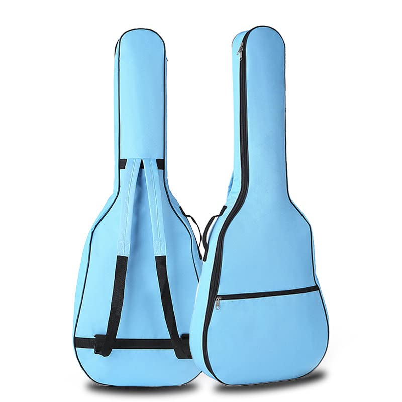 Sac à dos guitare classique bleu imperméable pour musiciens nomades