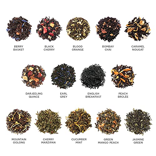 image for Tea Forte Single Steeps Loose Leaf Classic Premium Tea Sampler Tea Che