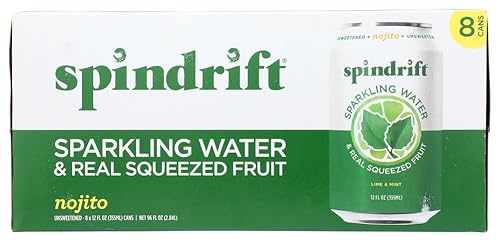 Spindrift Nojito Sparkling Water 8Pk, 12 Fz