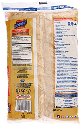 Imperial Sugar Dixie Crystals Light Brown Sugar, 2 Lb #TOP1