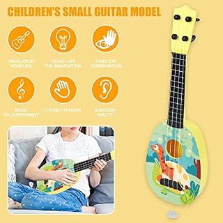 43 CM Guitare ukulélé, Enfants Ukulélé Guitare Jouet, Guitare pour Enfants avec 4 Cordes Réglables, Mini-Guitare et… - Les Beatles, Paul McCartney, John Lennon, RIngo Starr, George Harrison 43 CM Guitare ukulélé, Enfants Ukulélé Guitare Jouet, Guitare pour Enfants avec 4 Cordes Réglables, Mini-Guitare et… – Image 6