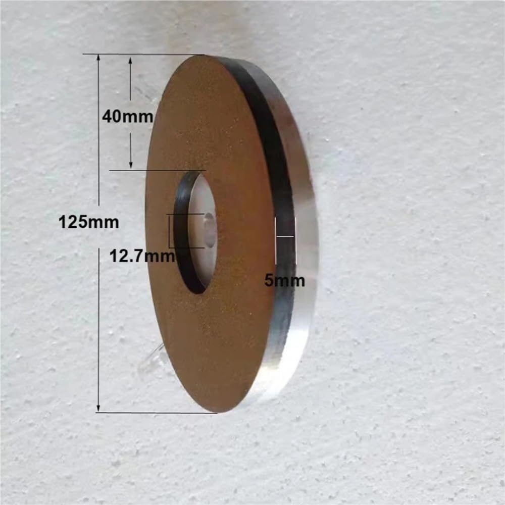 Diamentowa Tarcza Szlifierska 125 * 40 * 5 * 12,7 Mm, Narzędzie Do Szlifowania Otworów Wewnętrznych, Stop Stali Wolframowej, Szlifowanie Zgrubne, Pół-Drobne, Tarcza Polerska/2000