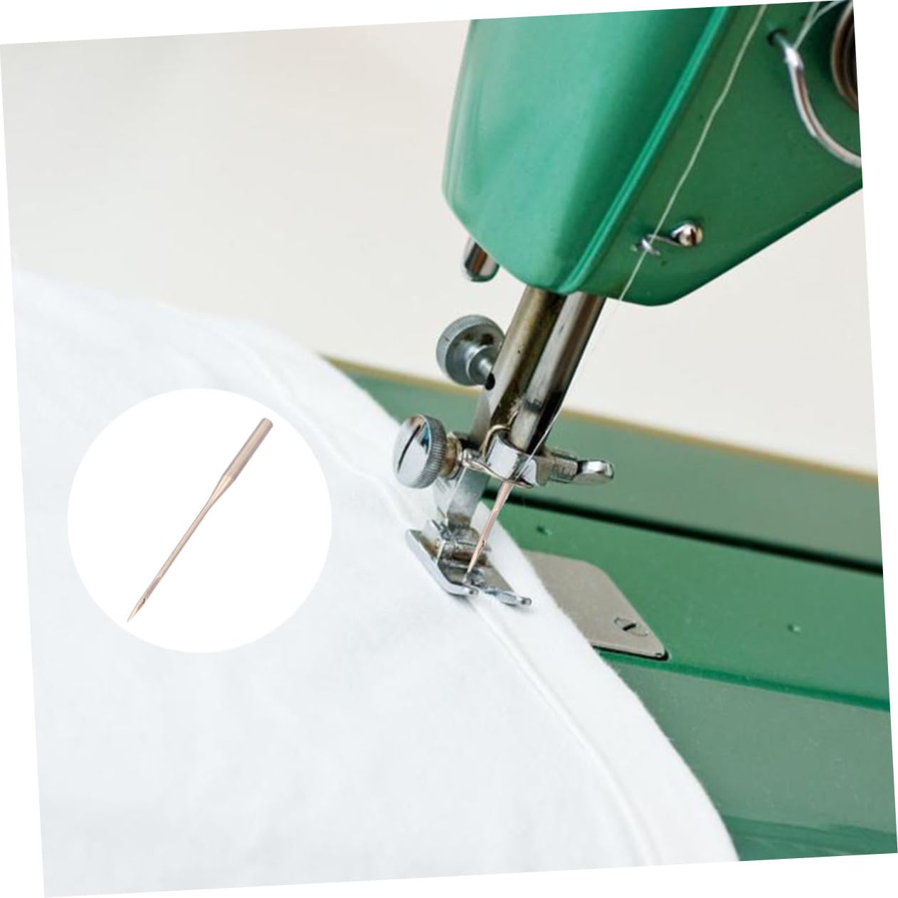Kisangel 300piezas Agujas De Máquina De Coser Para Hogar Agujas Planas Para Coser Compatible Singer y Duraderas y Resistentes Para Principiantes y Bordadoras