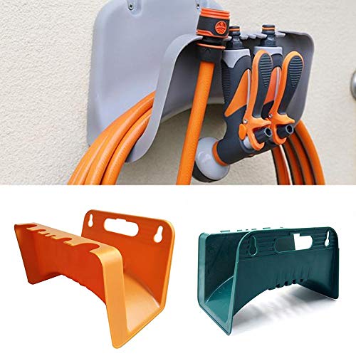 Adminitto88 Wall-mounted Hose Holder Fence Wall Mounted Garden Hose Pipe Holder Hanger Reel Garden Hose Bracket – An Option For Hanging Up Your Garden Hose And Original Parts For Easy Garden Watering