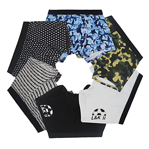 Lot de 6 Boxer Garçon Enfant Slip Garcon Coton Culotte sous-Vêtement Taille 1603 SFC 158-164 Cover