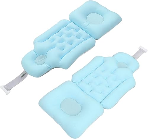 Miniatura 9 de Cojín de baño de cuerpo completo, suave y plegable, para reposacabezas y espalda, cojín de baño de cuerpo completo, almohadas de baño para soporte