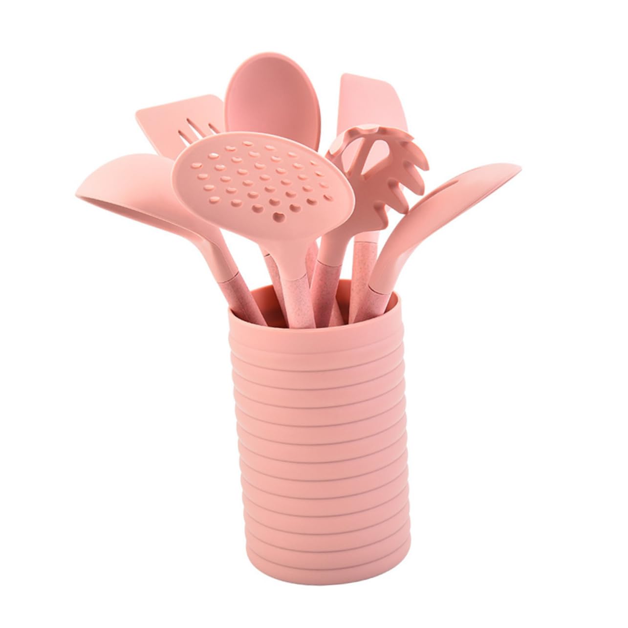Matériel de cuisine kitchen storage rose Cabilock ustensiles en silicone