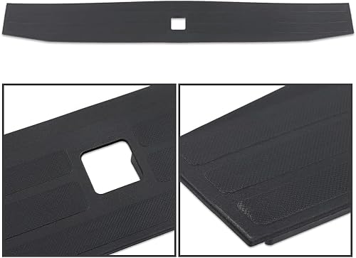 Miniatura 66 de CHEDA Tapa protectora para moldura de portón trasero, compatible con Ford F150 2009-2014, alerón de moldeo trasero de camión de plástico ABS negro