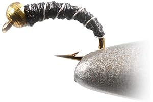 Black Zebra Midge Nymph Fly: Expertly Crafted for Anglers