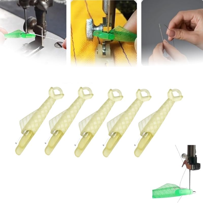 Enhebrador de agujas para máquina de coser tipo boca de pez, herramienta de enhebrado automático mejorada 2024 para agujas tipo boca de pez