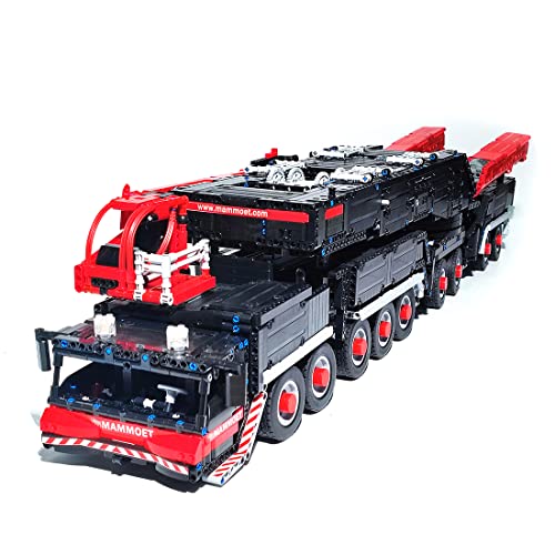 YYSS Technic Kran Bausteine, 8528pcs 1:20 2.4G Fernbedienung Technics RC Engineering Mobile All-Terrain Kran mit 14… – Bild 5