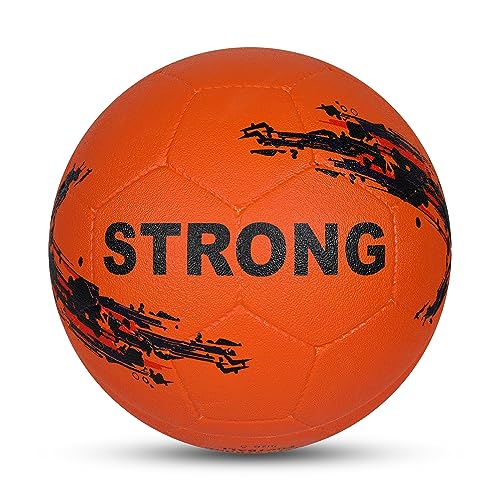 Image of Aivin Strong Football Size 5 with Ball Pump Rubber Moulded Soccer Ball
