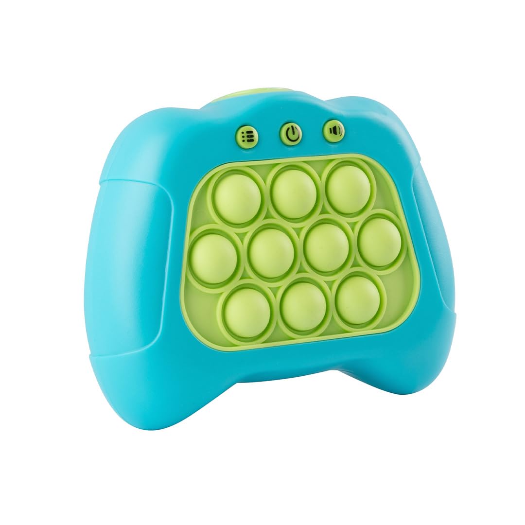 APLI Kids 19941 - Caja expositora con 8 Unidades de Juguete Electrónico Pop IT con Luces y Sonidos para Agilidad Mental y Reflejos, Niños y Adultos